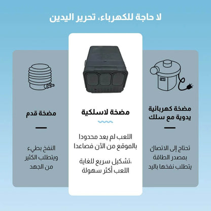 مسبح للنفخ والتفريغ تلقائياً، 300x172 سمأشخاص، يتسع لـ 5
